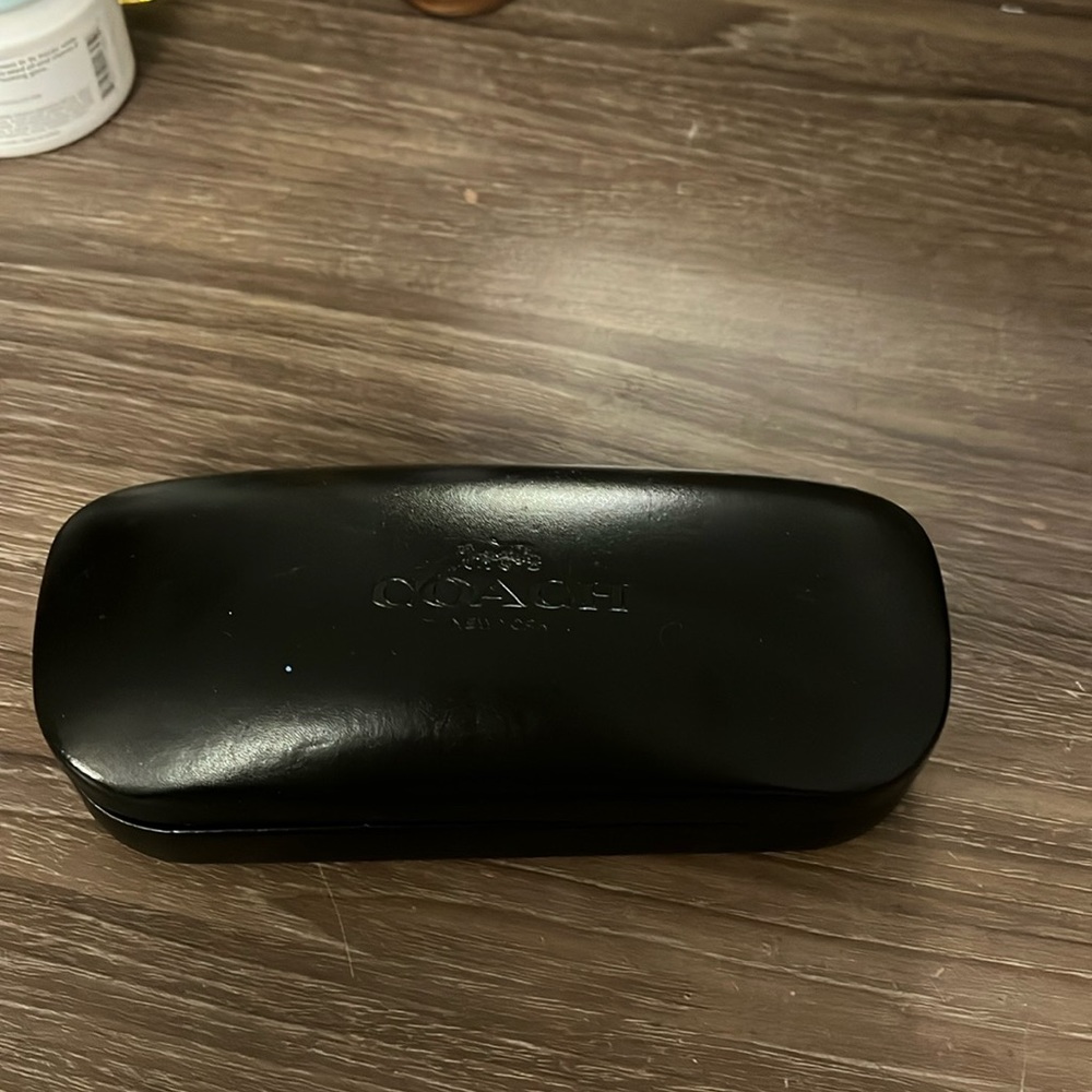 Coach eye glass case
